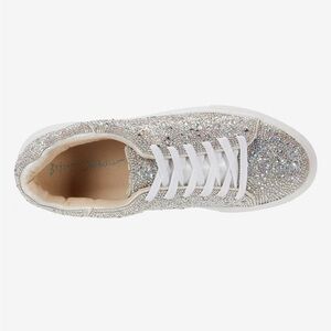 BETSEY JOHNSON “BRET” CRYSTAL SNEAKERS